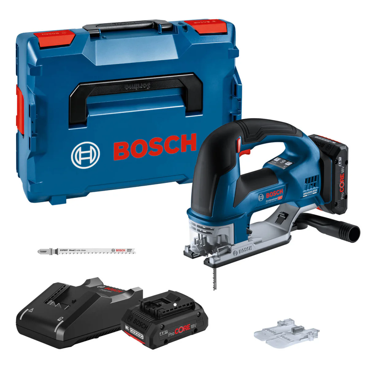 Акумулаторен прободен трион GST 18V-155 BC с 2 x 4,0 Ah L-Boxx 06015B1002 Акумулаторен прободен трион GST 18V-155 BC с 2 x 4,0 Ah L-Boxx 06015B1002