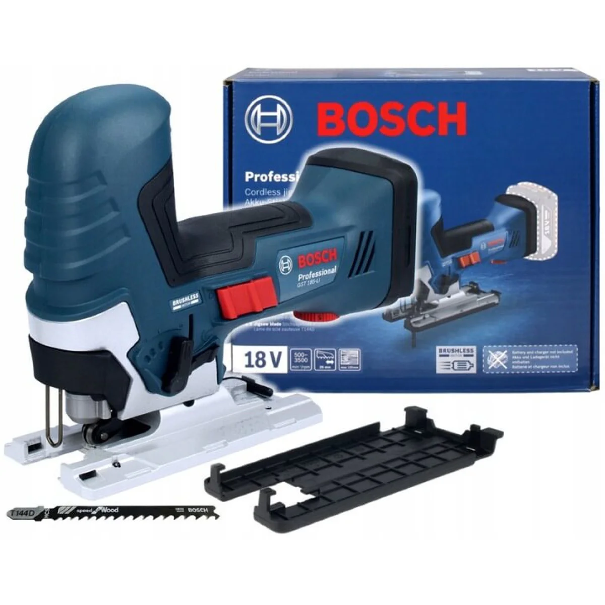 Акумулаторен прободен трион Bosch GST 185-LI PROFESSIONAL, 18.0 V, 125 мм, без батерия 06015B2021