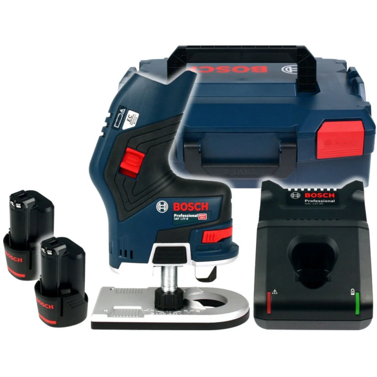 Акумулаторна фреза за кантове Bosch GKF 12V-8 L-BOXX 06016B0000