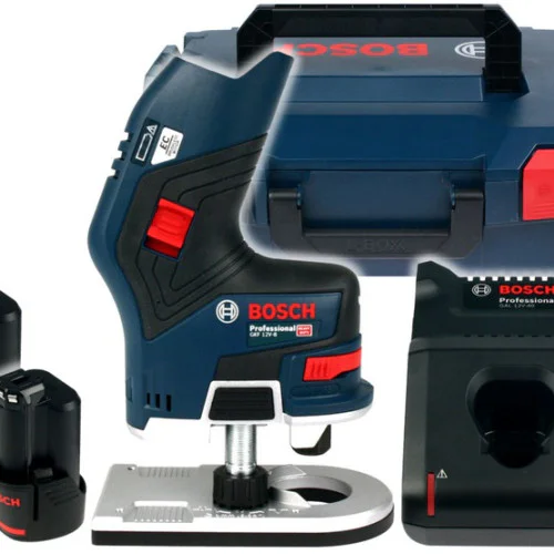 Акумулаторна фреза за кантове Bosch GKF 12V-8 L-BOXX Акумулаторна фреза за кантове Bosch GKF 12V-8 L-BOXX