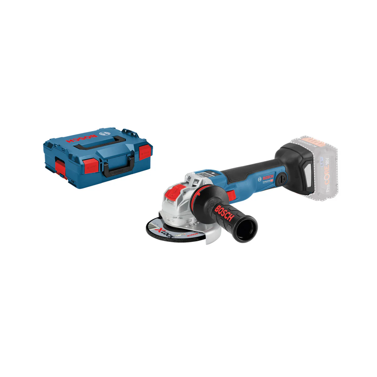 Акумулаторен ъглошлайф с X-LOCK GWX 18V-10 SC 06017B0400 Акумулаторен ъглошлайф с X-LOCK GWX 18V-10 SC 06017B0400