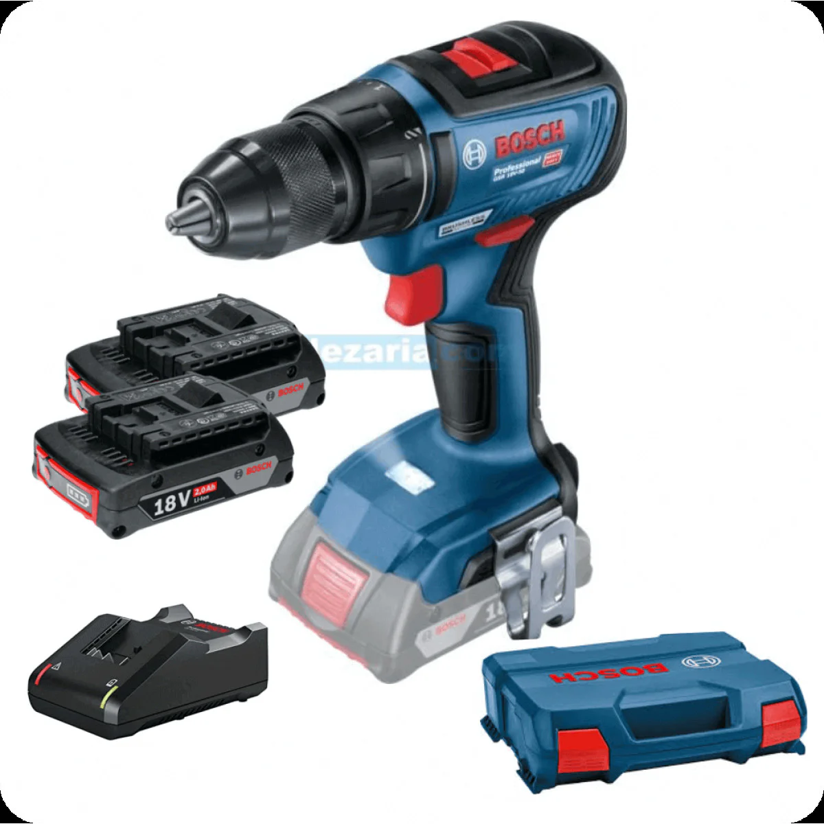 Акумулаторен винтоверт Bosch GSR 18V-50  2 бр x 2,0 Ah 18V 06019H5000