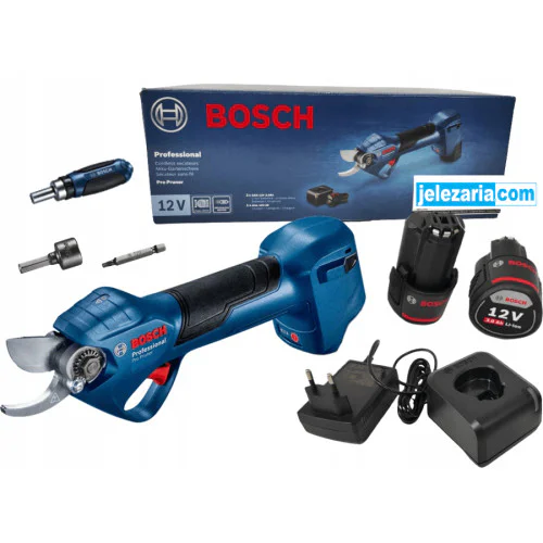 Акумулаторна ножица Bosch Pro Pruner - 2x3.0 Ah, GAL 12V-20