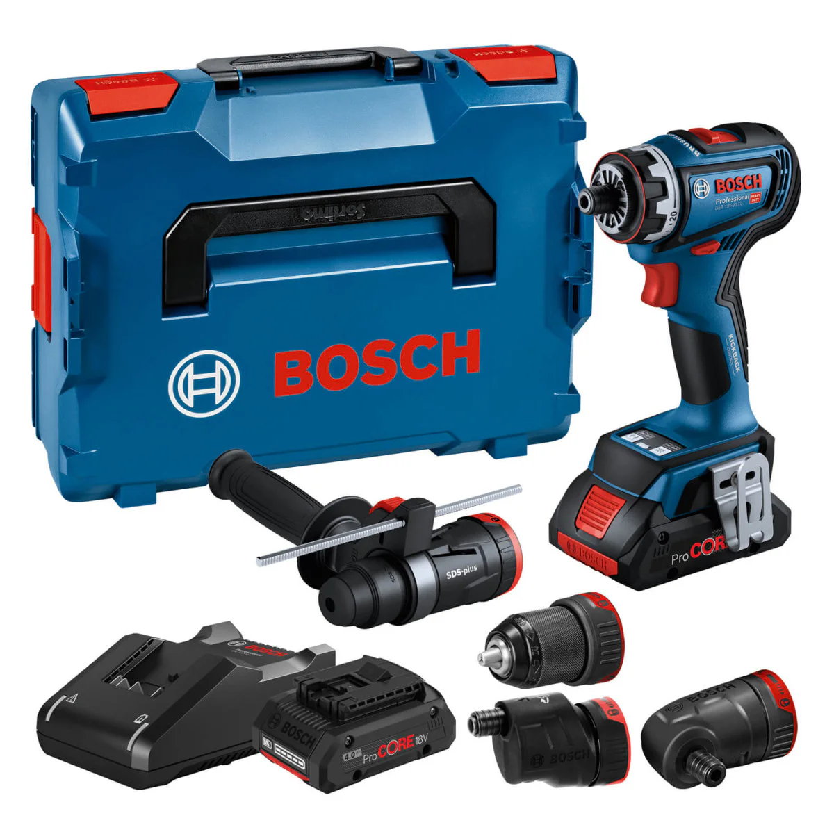 Акумулаторен винтоверт GSR 18V-90 FC с 2 x 4,0Ah ProCORE, L-Boxx, GFA 18-M, GFA 18-E, GFA 18-W, GFA 18-H 06019K6200 Акумулаторен винтоверт GSR 18V-90 FC с 2 x 4,0Ah ProCORE, L-Boxx, GFA 18-M, GFA 18-E, GFA 18-W, GFA 18-H 06019K6200