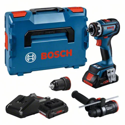 Акумулаторен винтоверт GSR 18V-90 FC в L-BOXX 136, 2 x батерия ProCORE18V 4.0Ah, GFA 18-M, GFA 18-H Акумулаторен винтоверт GSR 18V-90 FC в L-BOXX 136, 2 x батерия ProCORE18V 4.0Ah, GFA 18-M, GFA 18-H