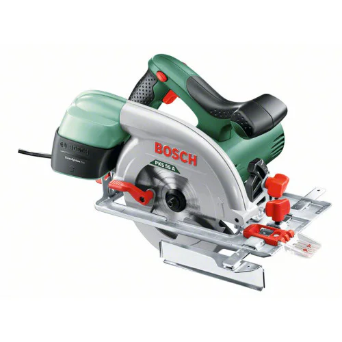 Ръчен циркуляр PKS 55 A Bosch прахоулавяне