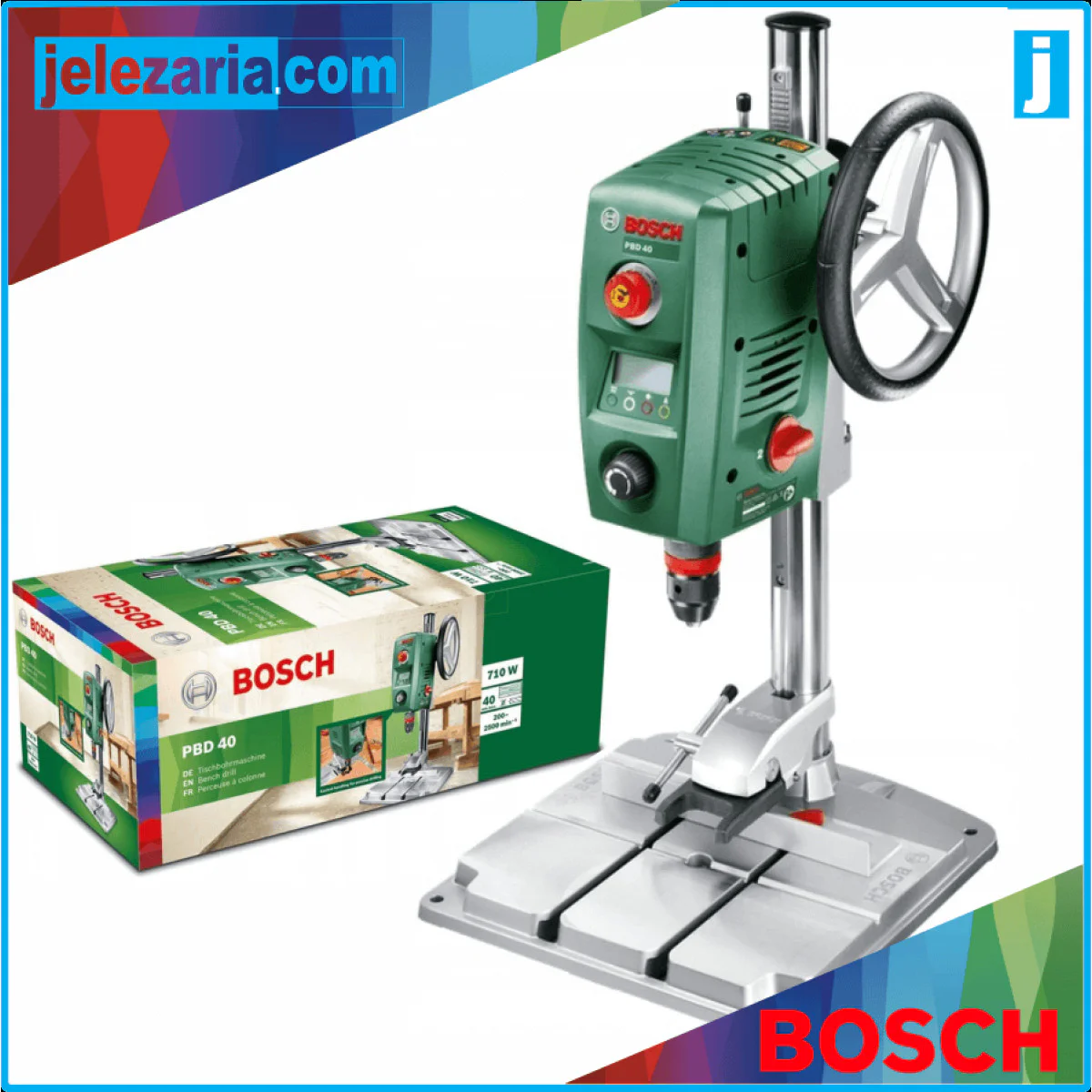 Настолна бормашина 710W BOSCH PBD 40 0603B07000