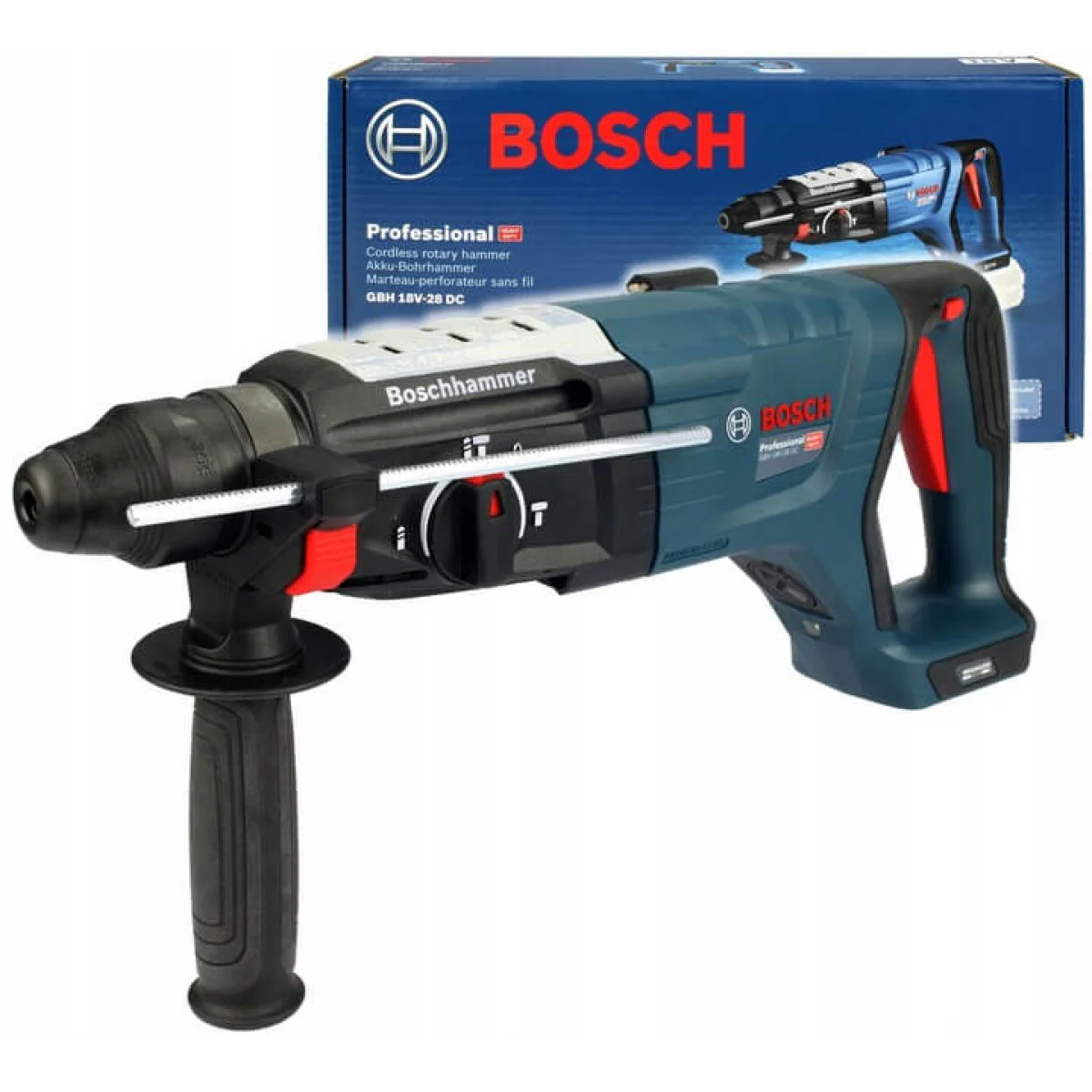 Акумулаторен перфоратор със SDS plus Bosch GBH 18V-28 D - 3,4 J, без батерия и зарядно 0611919003