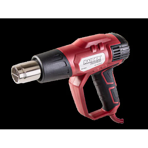 Пистолет за горещ въздух 2000W 3степ. LCD display + аксесоари в куфар RD-HG23