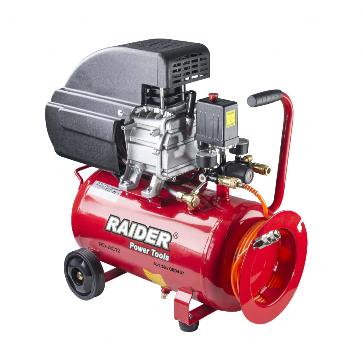Компресор Raider RD-AC12, 24L, 1.5kW 089407
