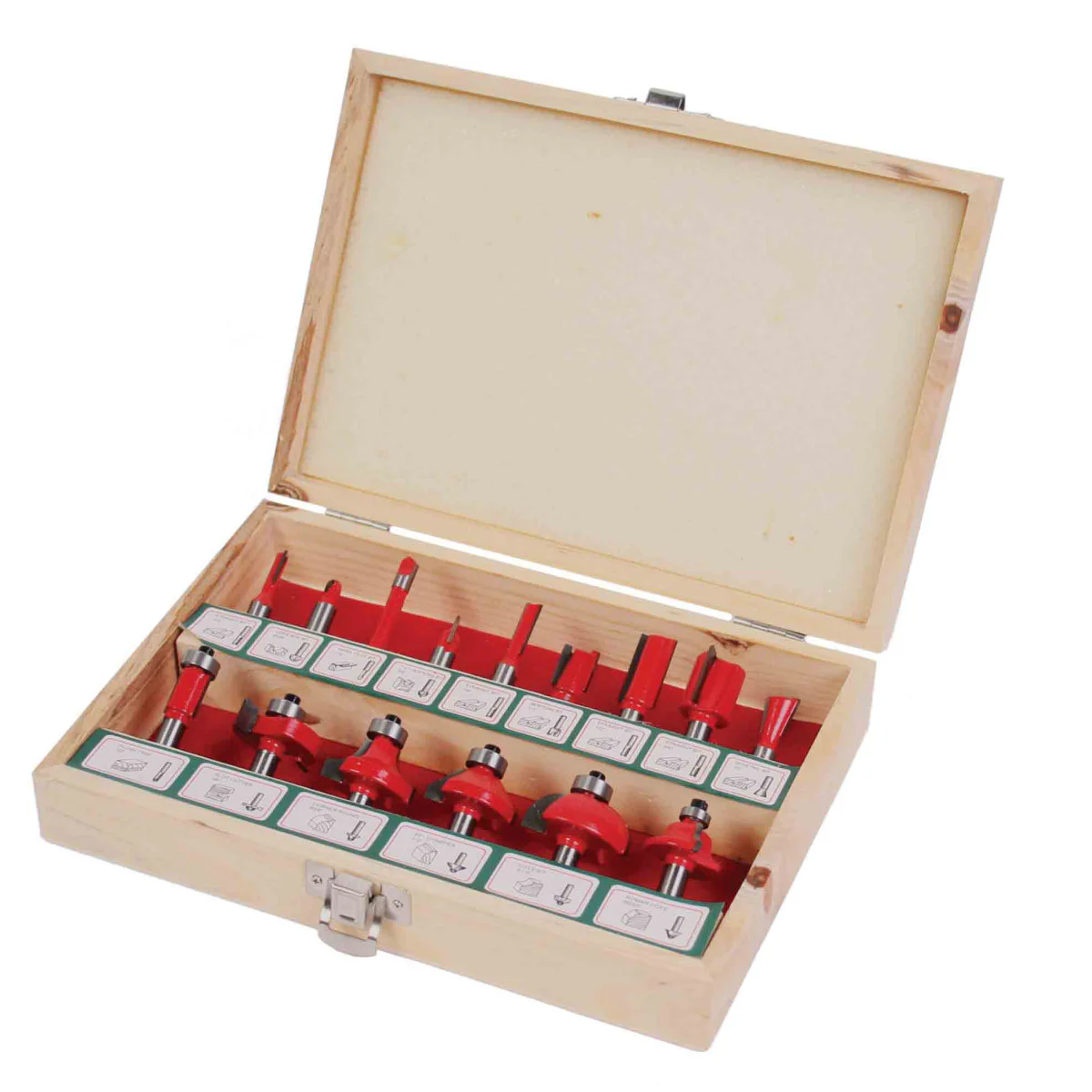 Фрезери за оберфреза ø8mm к-т 15бр 158304