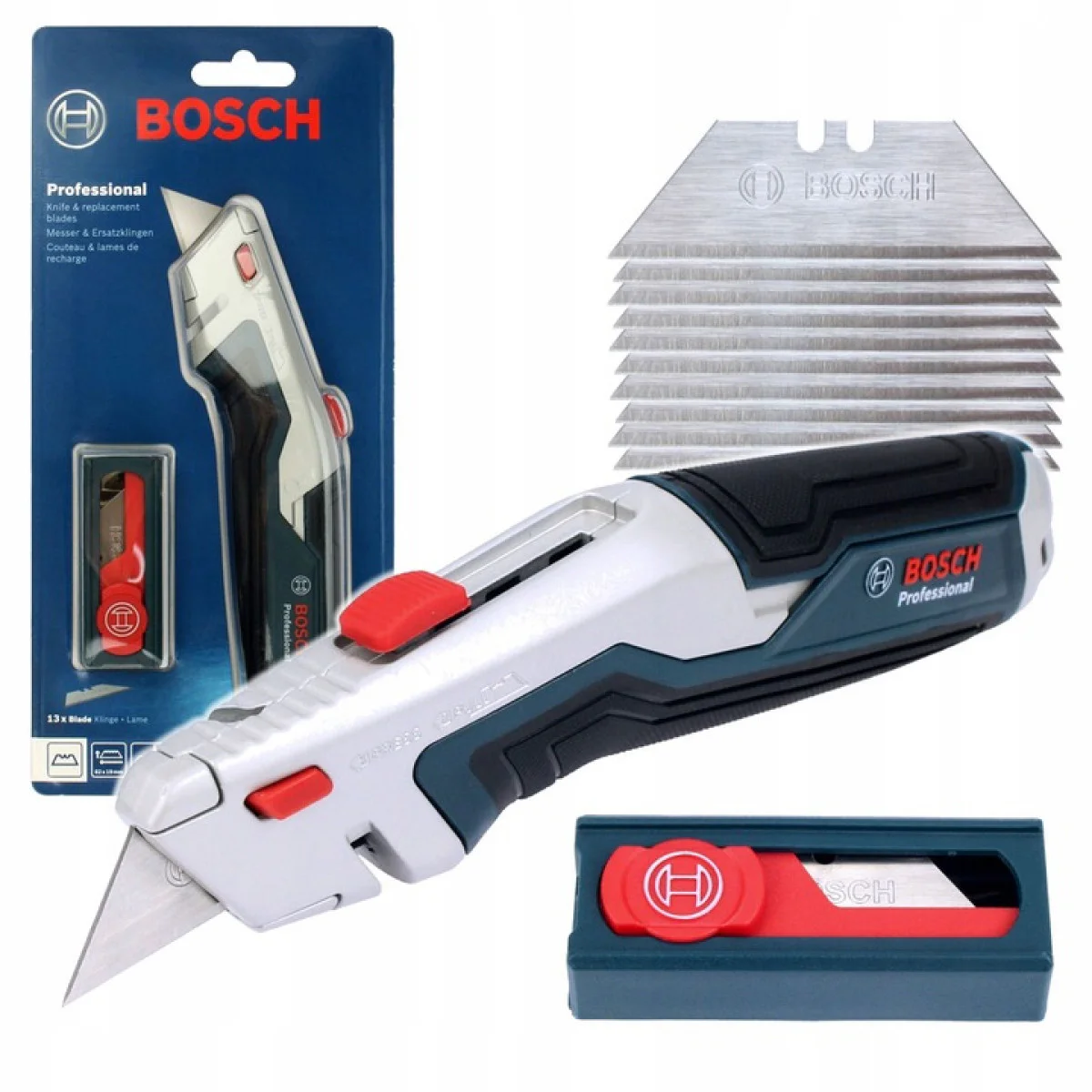 Комплект нож и 13 резервни остриета Bosch Professional 1600A027M5 1600A027M5