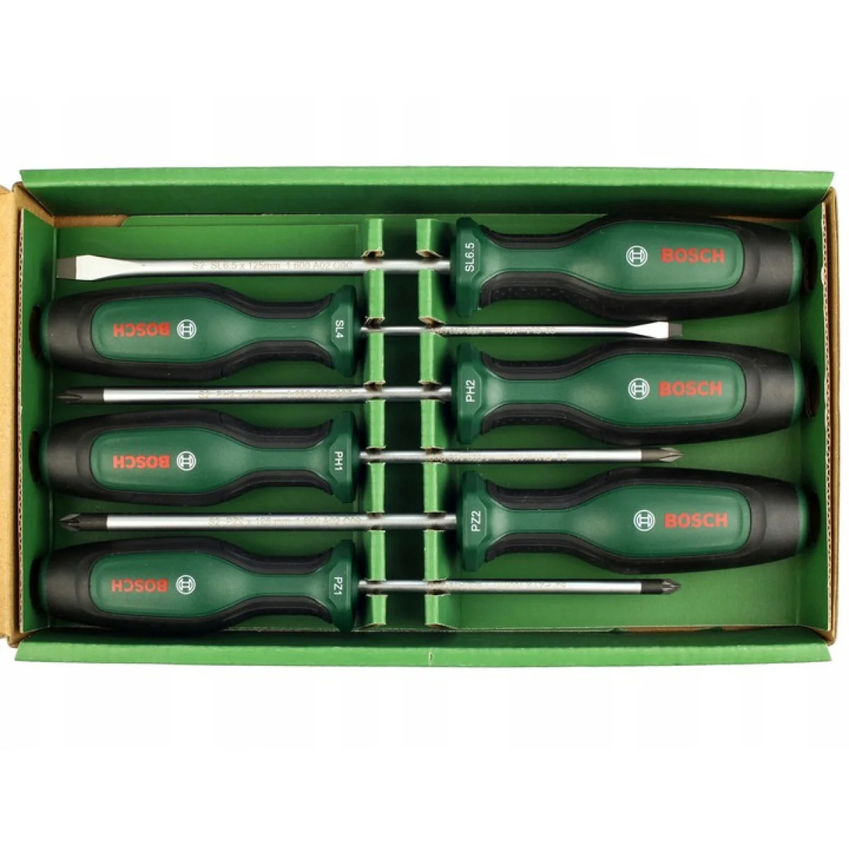 Комплект отвертки Bosch, 6 части, 1600A02BX7 1600A02BX7