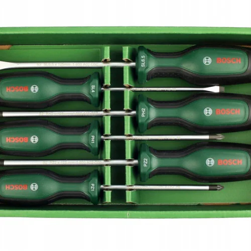 Комплект отвертки Bosch, 6 части, 1600A02BX7 Комплект отвертки Bosch, 6 части, 1600A02BX7