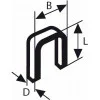 Скоби за такер Тип 55 - 6 x 1,08 x 12мм - 1000бр 1609200370