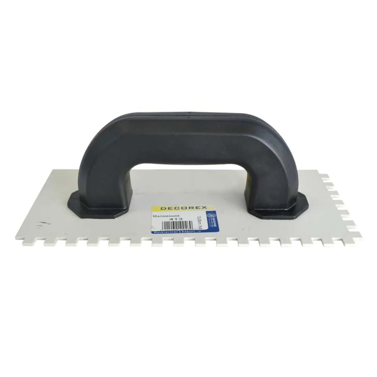 Маламашка PVC 12*26см/зъб 8*8мм/ със затворена дръжка 17973