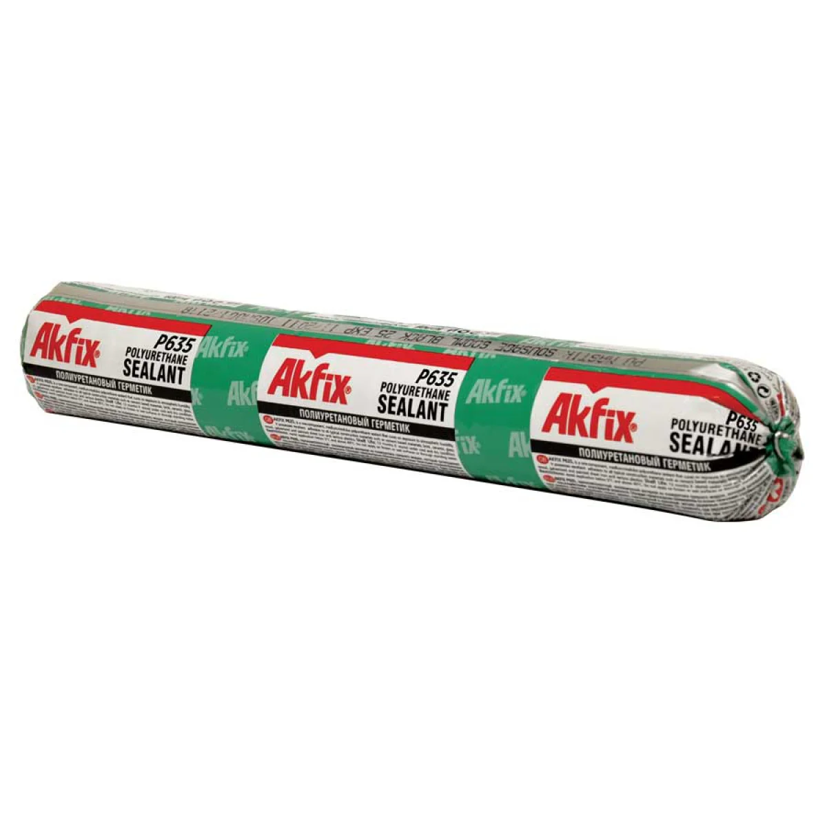 Полиуретаново лепило - уплътнител в опаковка тип салам P635 A, AKFIX 23157