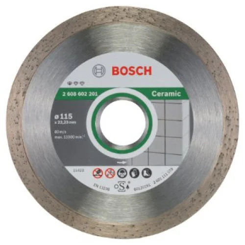 Диск диамантен за сухо рязане на керамични плочки ф 115х22.23 мм , Bosch Standard for Ceramic  Диск диамантен за сухо рязане на керамични плочки ф 115х22.23 мм , Bosch Standard for Ceramic