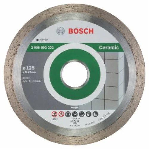 Диск диамантен за сухо рязане на керамични плочки ф 125х22.23 мм , Bosch Standard for Ceramic  Диск диамантен за сухо рязане на керамични плочки ф 125х22.23 мм , Bosch Standard for Ceramic