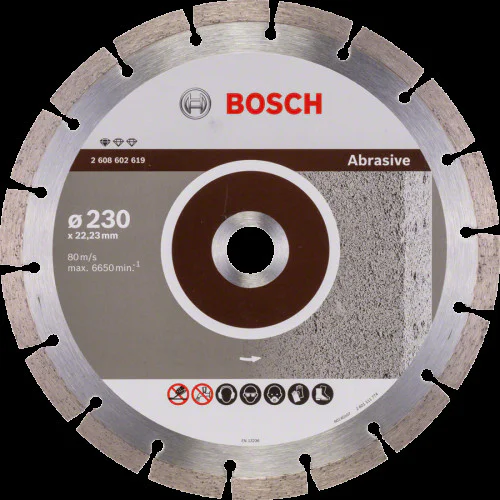 Диск диамантен за  рязане  ф 230 x 22,23 x 2.3 x 10 мм , Bosch Standard for Abrasive  Диск диамантен за  рязане  ф 230 x 22,23 x 2.3 x 10 мм , Bosch Standard for Abrasive