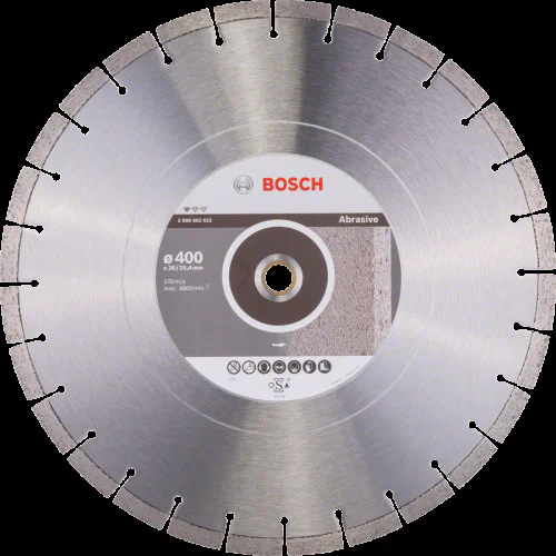 Диск диамантен за  рязане  ф 400 x 20/25,40 x 3,2 x 10 мм , Bosch Standard for Abrasive  Диск диамантен за  рязане  ф 400 x 20/25,40 x 3,2 x 10 мм , Bosch Standard for Abrasive