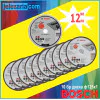 10 бр. Диск за рязане, прав Bosch Standard for Inox - Rapido,WA 60 T BF, ф125х1,0мм 2608603255