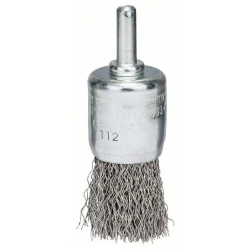 Четка тип молив, нагъната тел, 25 x 0,3 mm, неръждаема, 1 бр.,  Bosch