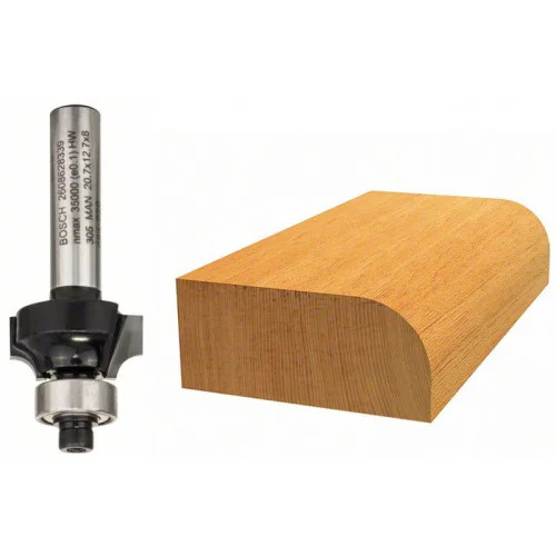 Фрезер за закръгляване, 8 mm, R1 4 mm, L 10,5 mm, G 53 mm,1 бр.,  Bosch