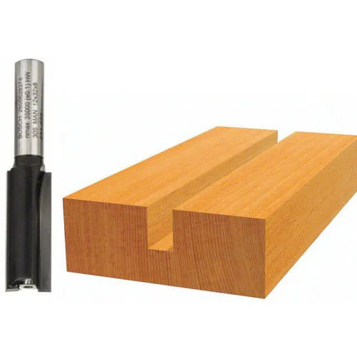 Фрезер за канали, 8 mm, D1 12 mm, L 32 mm, G 62 mm, 1 бр.,  Bosch