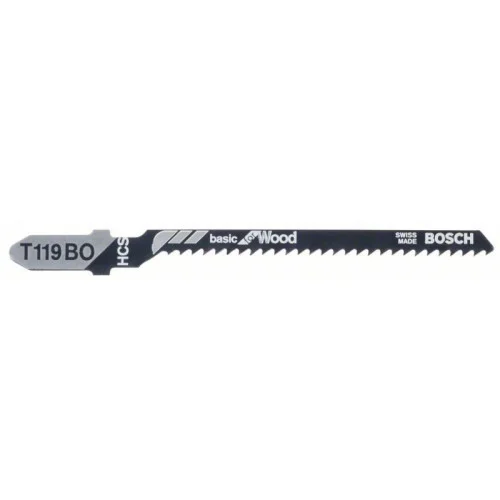 Нож за прободен трион T 119 BO, Basic for Wood, 5бр,  Bosch