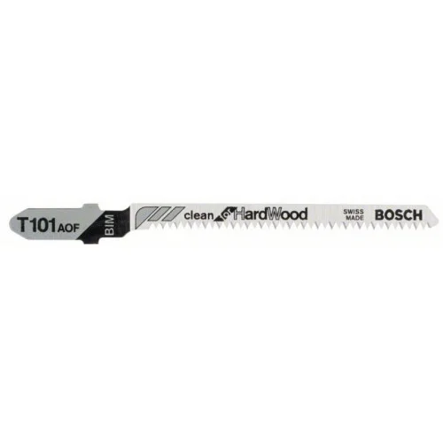 Нож за прободен трион T 101 AOF, Clean for Hard Wood, 5бр,  Bosch