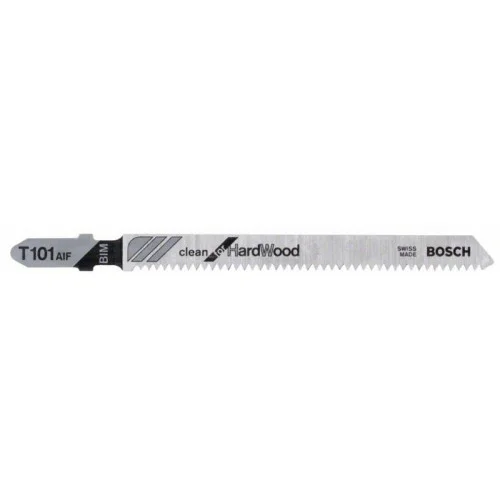 Нож за прободен трион T 101 AIF, Clean for Hard Wood, 5 бр,  Bosch