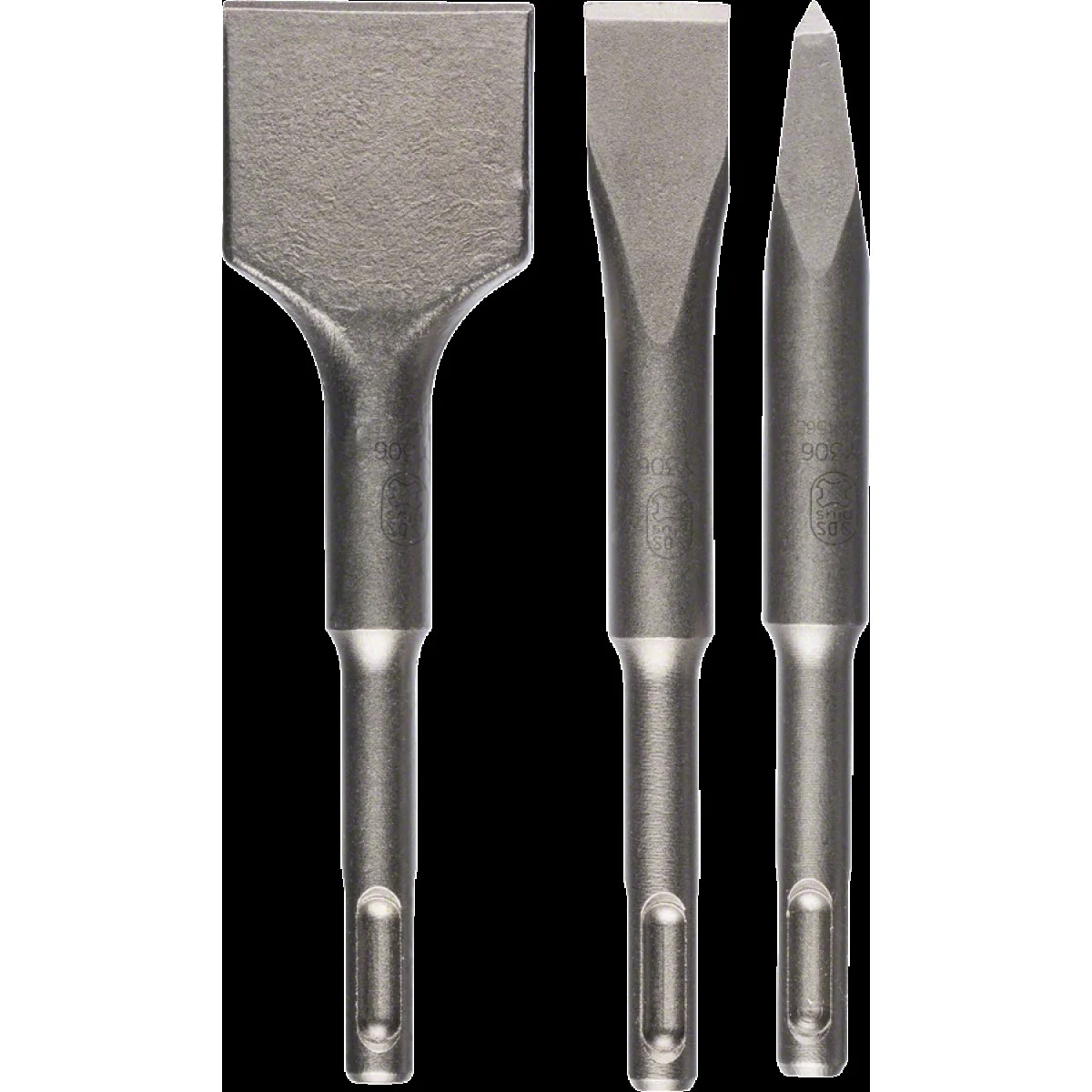 Комплект къси секачи  Bosch SDS plus, 3 части 2608690180