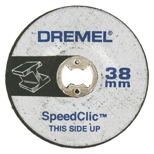 Диск карбофлексен за шлайфане на метал ф 38х3.2 мм, 2 бр. ,  Dremel SpeedClic SC541  Диск карбофлексен за шлайфане на метал ф 38х3.2 мм, 2 бр. ,  Dremel SpeedClic SC541