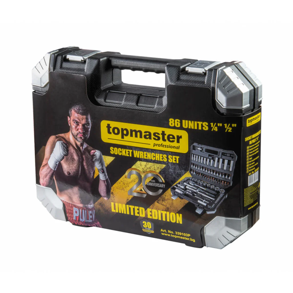 Комплект инструменти LIMITED EDITION 86 части 1/4 & 1/2 TMP  - Topmaster 339103