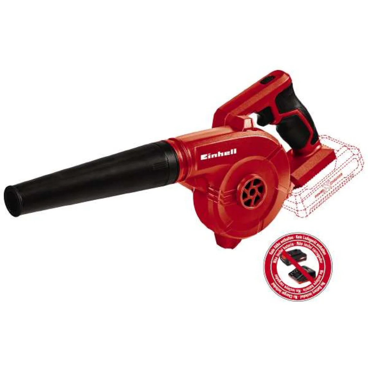 АКУМУЛАТОРНА ВЪЗДУХОДУВКА Einhell POWER X-CHANGE TE-CB 18/180 LI - SOLO, БЕЗ АКУМУЛАТОР 3408001 АКУМУЛАТОРНА ВЪЗДУХОДУВКА Einhell POWER X-CHANGE TE-CB 18/180 LI - SOLO, БЕЗ АКУМУЛАТОР 3408001