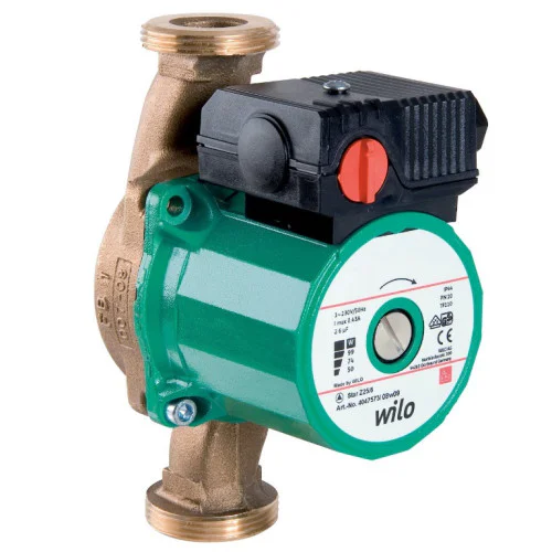 Помпа Wilo Star-Z25/6-3, циркулационна за парно отопление 3.1 м3/ч, 2 м, 1 1/2