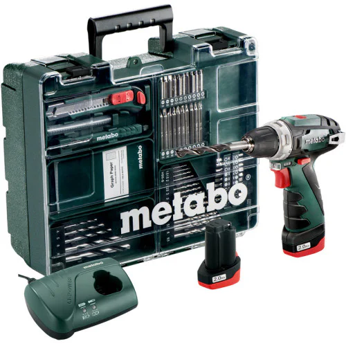Акумулаторен винтоверт 10.8V 34Nm METABO POWERMAXX BS BASIC SET 2x2Ah
