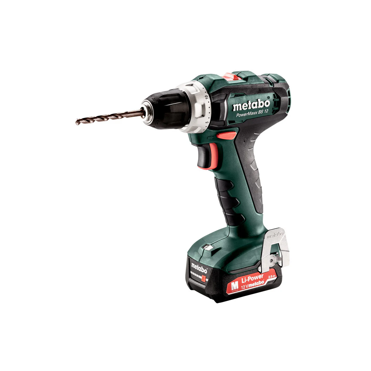 Акумулаторен винтоверт METABO POWERMAXX BS 12, 12V, 40Nm, 2x2Ah 601036500