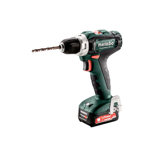 Акумулаторен винтоверт METABO POWERMAXX BS 12, 12V, 40Nm, 2x2Ah