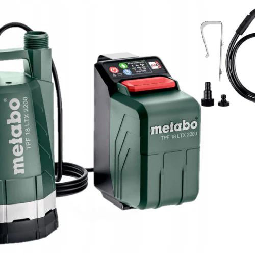 Акумулаторна потопяема помпа METABO TPF 18 LTX 2200 SOLO, 1 Акумулаторна потопяема помпа METABO TPF 18 LTX 2200 SOLO, 1