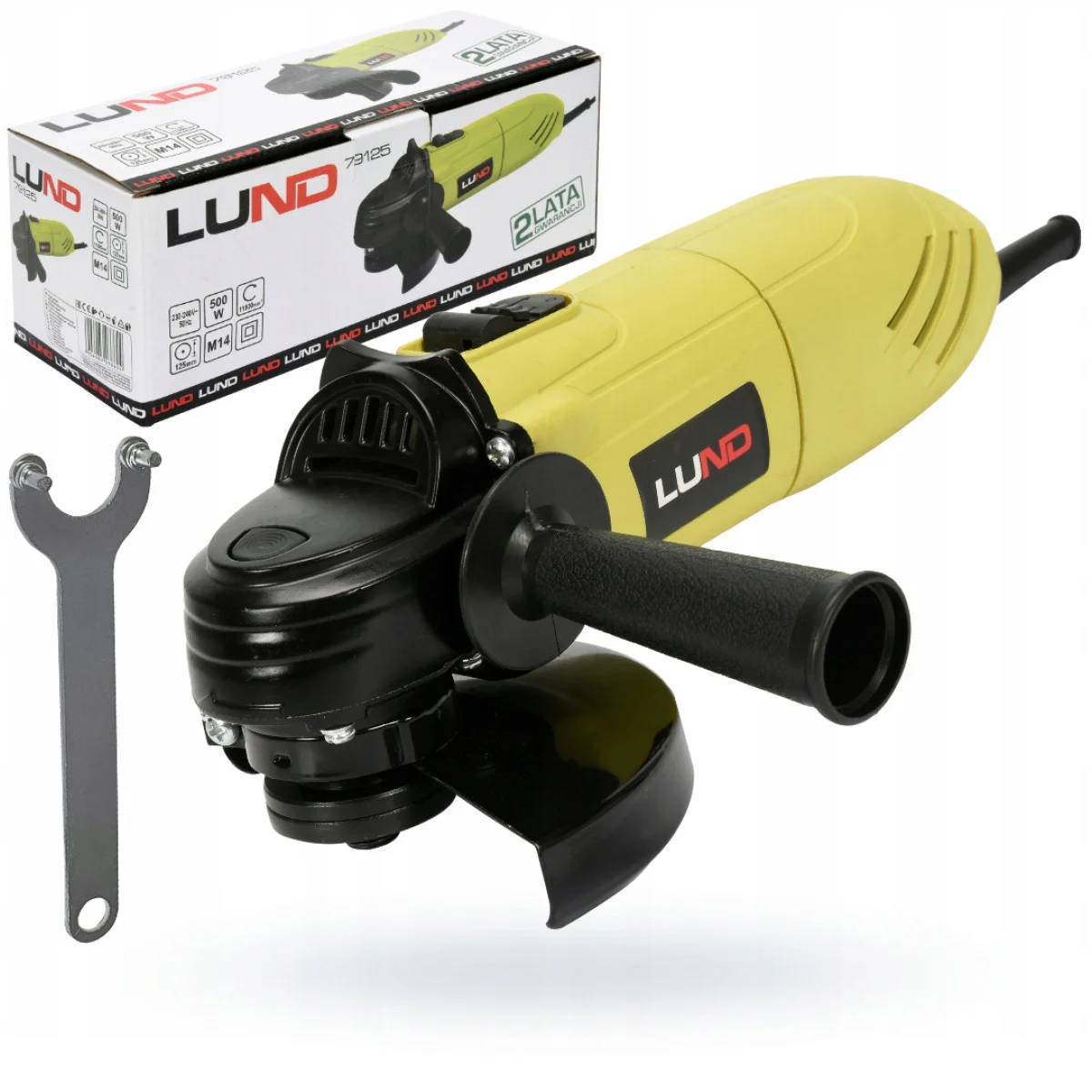 Ъглошлайф LUND 79125, 500 W, Ф 125 мм 79125