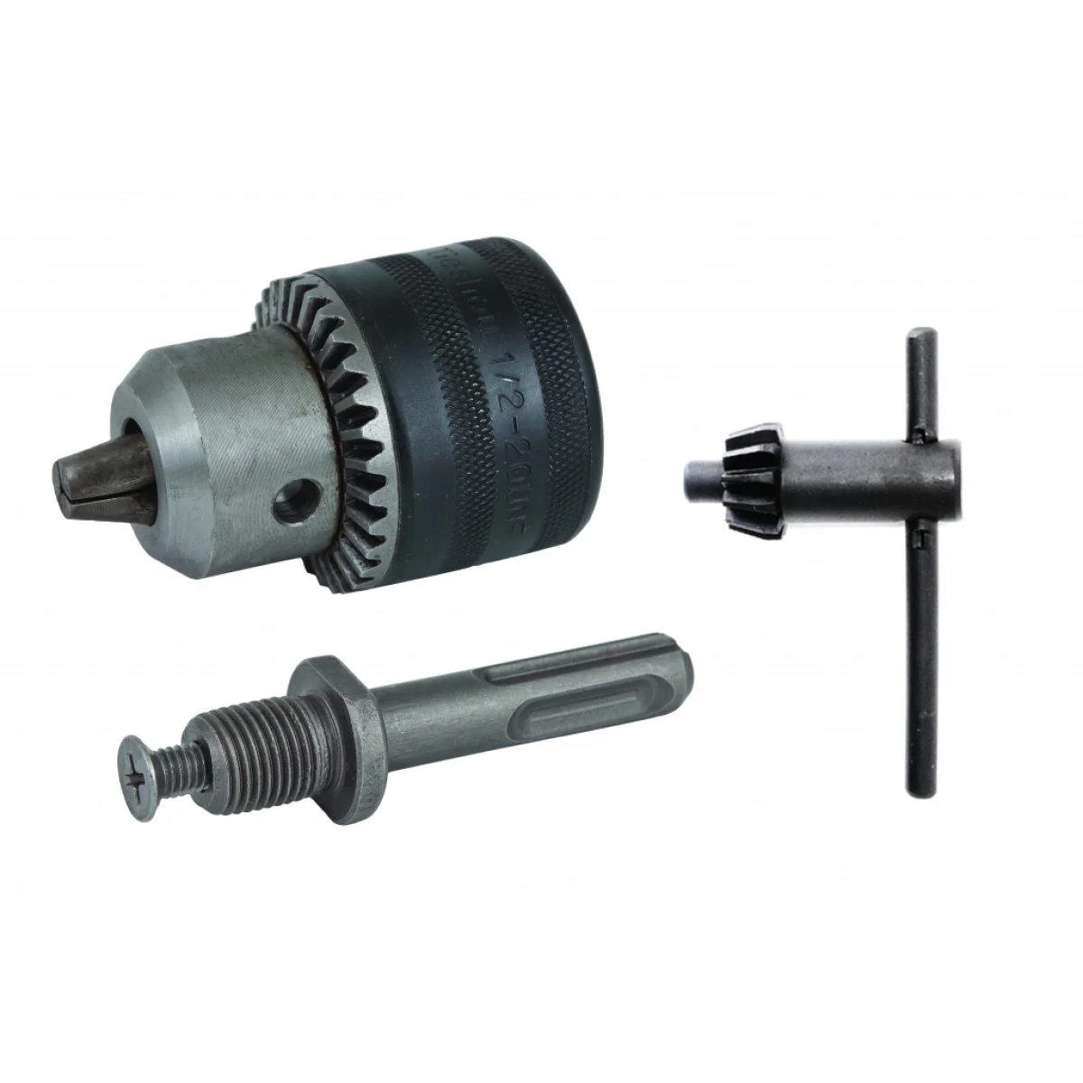 Патронник за борашина 1/2 13mm с ключ + адаптер SDS-plus 999902