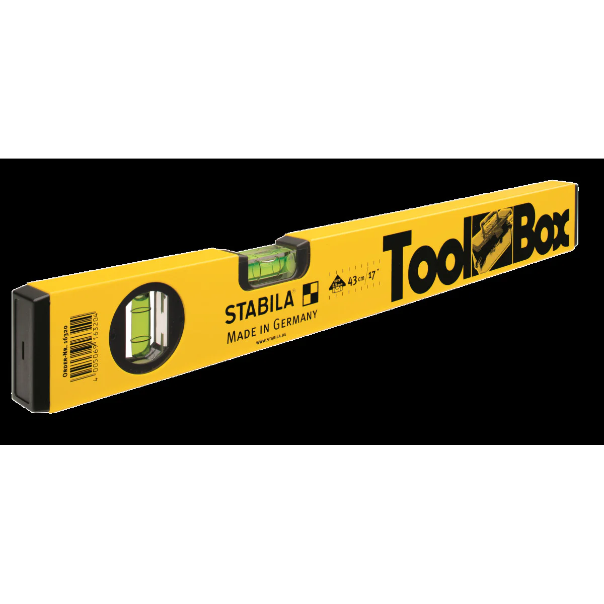 Алуминиев нивелир Stabila Toolbox 43 см  - Stabila 16320