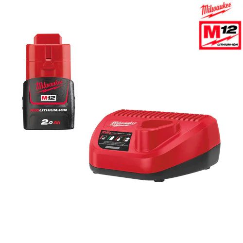 Батерия и зарядно устройство Milwaukee M12 12V NRG-201