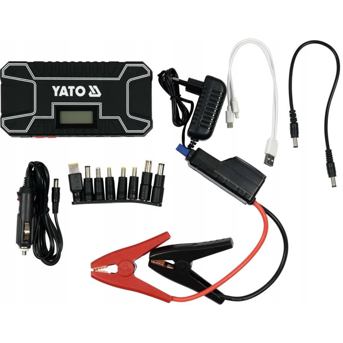 Батерия за аварийно запалване на YATO, USB, 12000mAh YT 83082 Батерия за аварийно запалване на YATO, USB, 12000mAh YT 83082