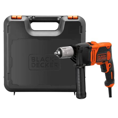 Ударна бормашина BLACK&DECKER BEH850K 850 W + комплект свредла за камък Black & Decker Piranha