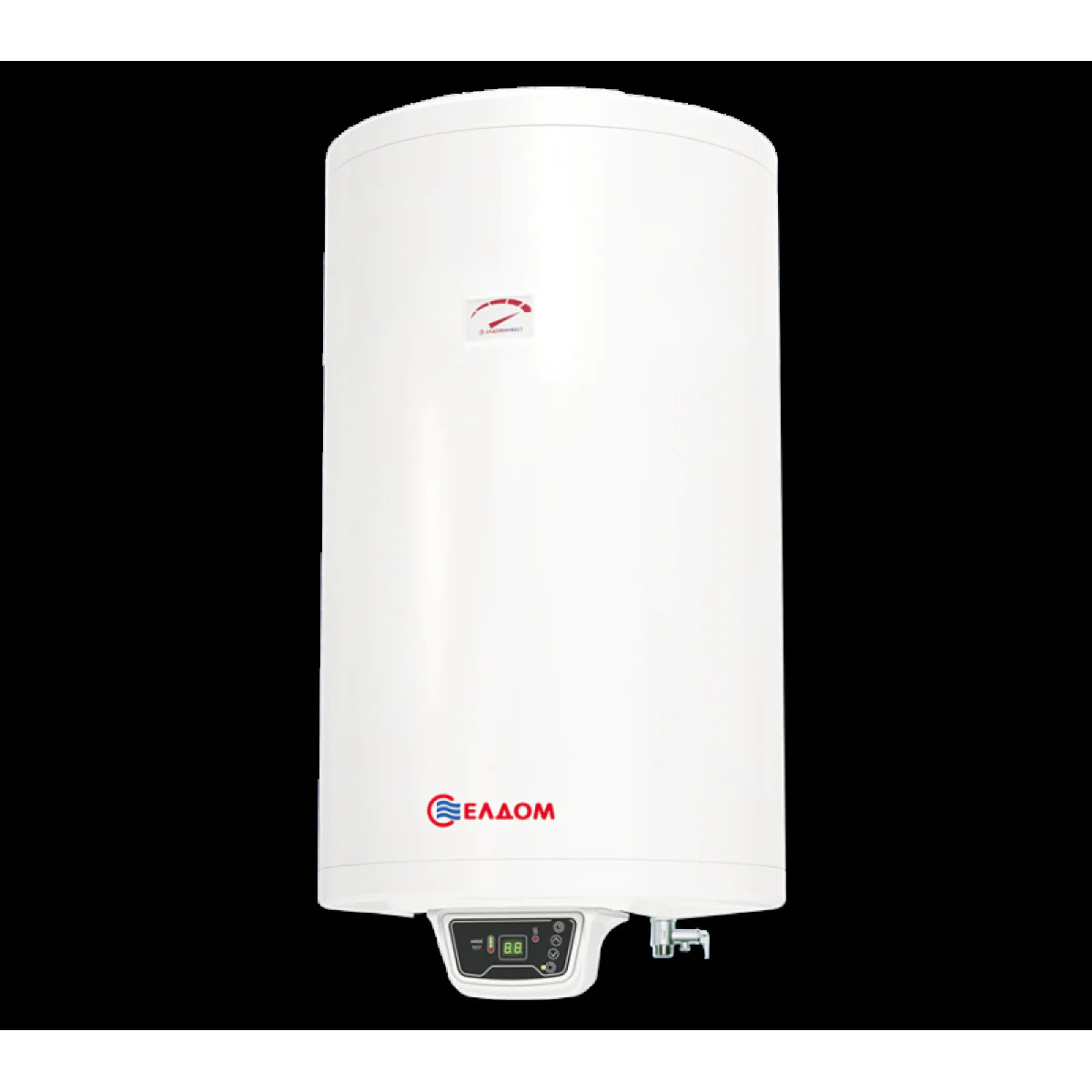 БОЙЛЕР 80 Л, 3 KW, ЕЛЕКТРОННО УПРАВЛЕНИЕ, ЕМАЙЛИРАН, ГОЛЯМ ДИАМЕТЪР 72265E