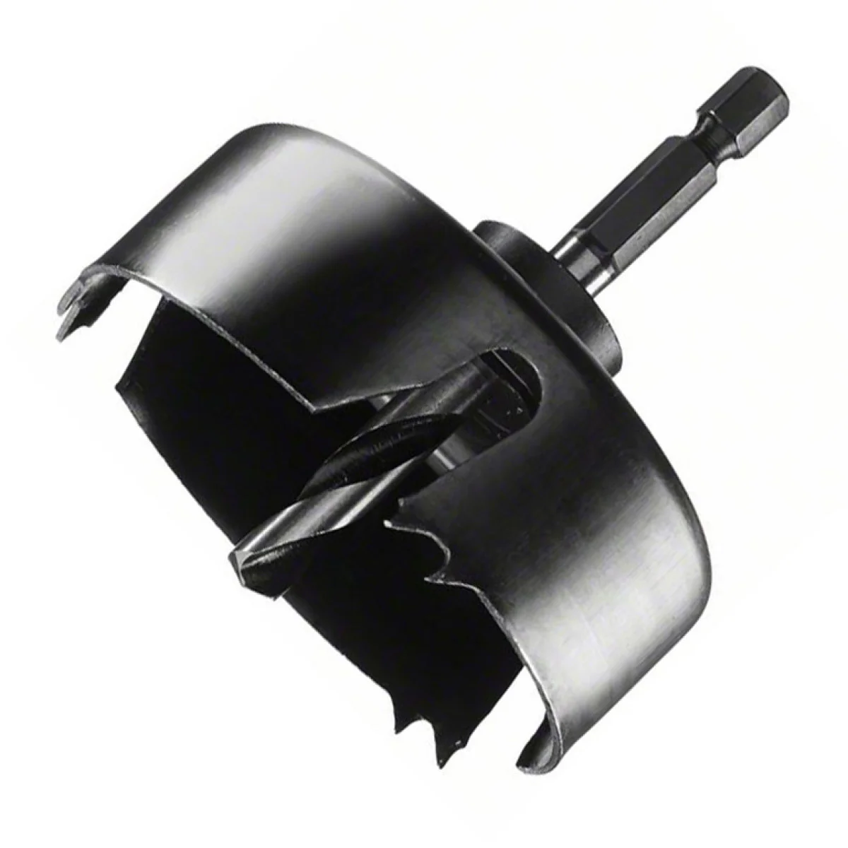 Боркорона за дърво с държач  ф 70 мм ,  захват 1/4,  Bosch 2609256D09