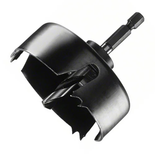 Боркорона за дърво с държач  ф 70 мм ,  захват 1/4